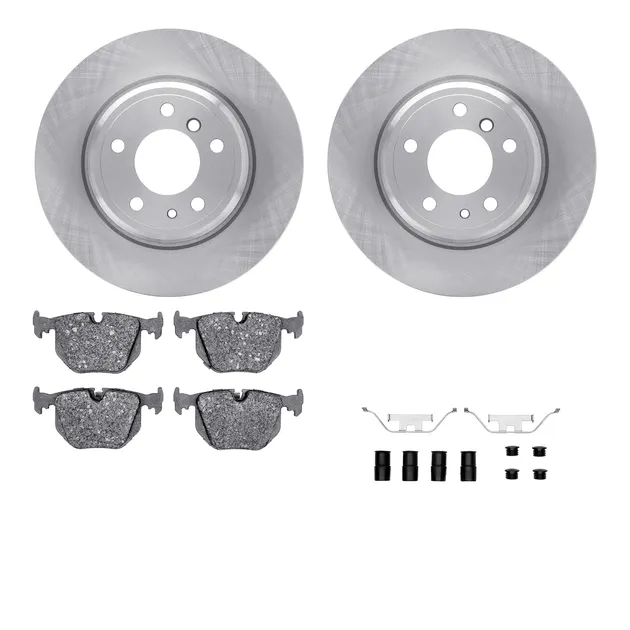 R1 Concepts WFWH1-31048 E- Line Series Brake Rotor W/ Ceramic Brake Pads & Hdw